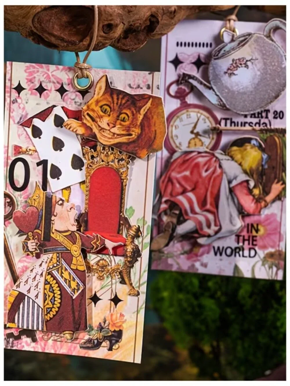 Alice's Theater Vintage Character Journal Paper Pack NWT Alice In Wonderland